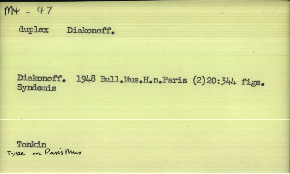 front of card